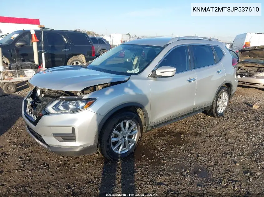 KNMAT2MT8JP537610 2018 Nissan Rogue Sv