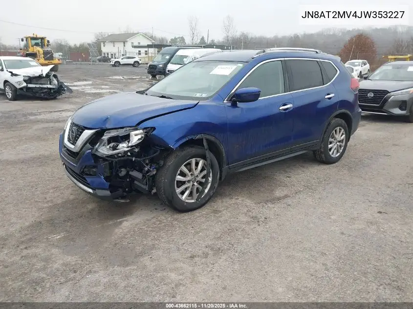 JN8AT2MV4JW353227 2018 Nissan Rogue Sv