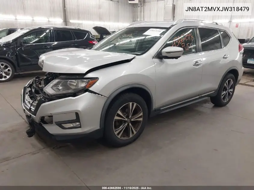 JN8AT2MVXJW318479 2018 Nissan Rogue Sl