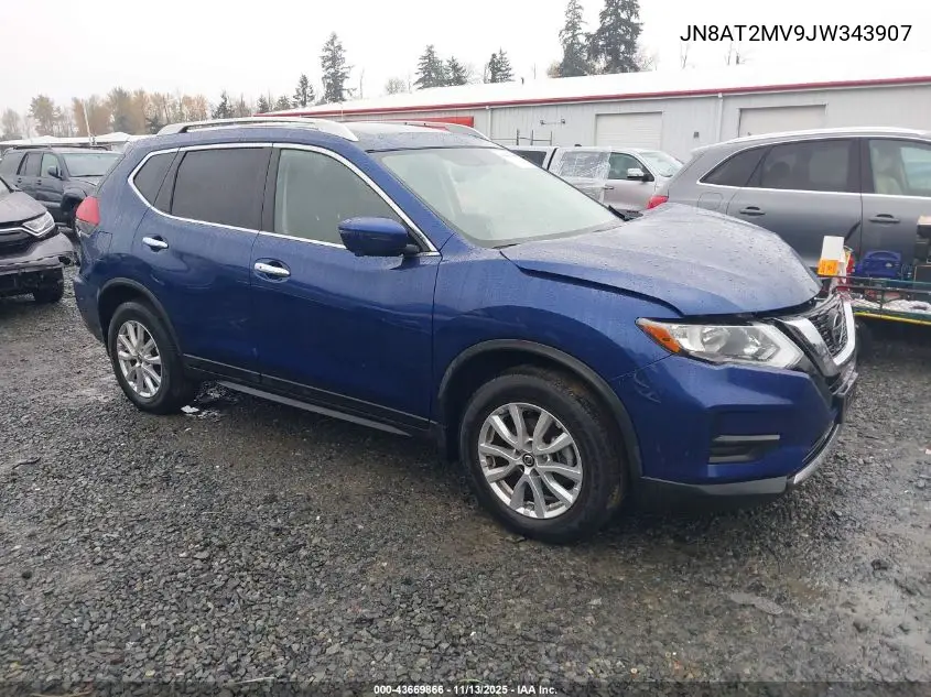 JN8AT2MV9JW343907 2018 Nissan Rogue Sv