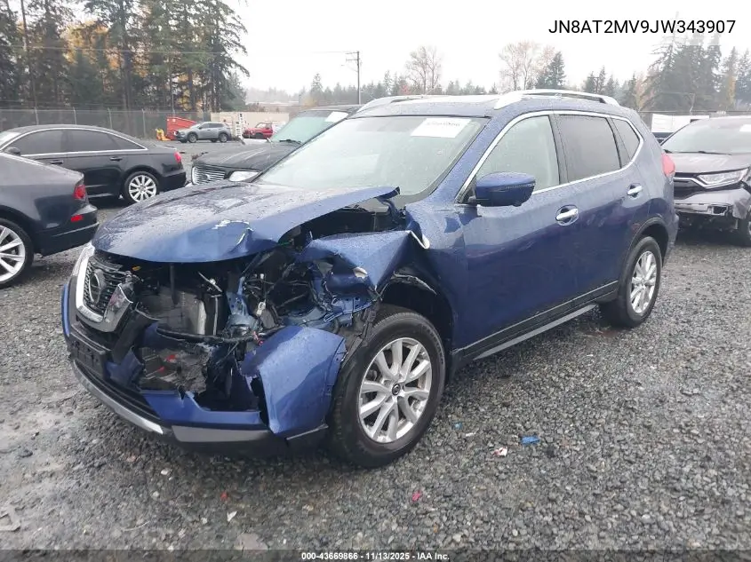 JN8AT2MV9JW343907 2018 Nissan Rogue Sv