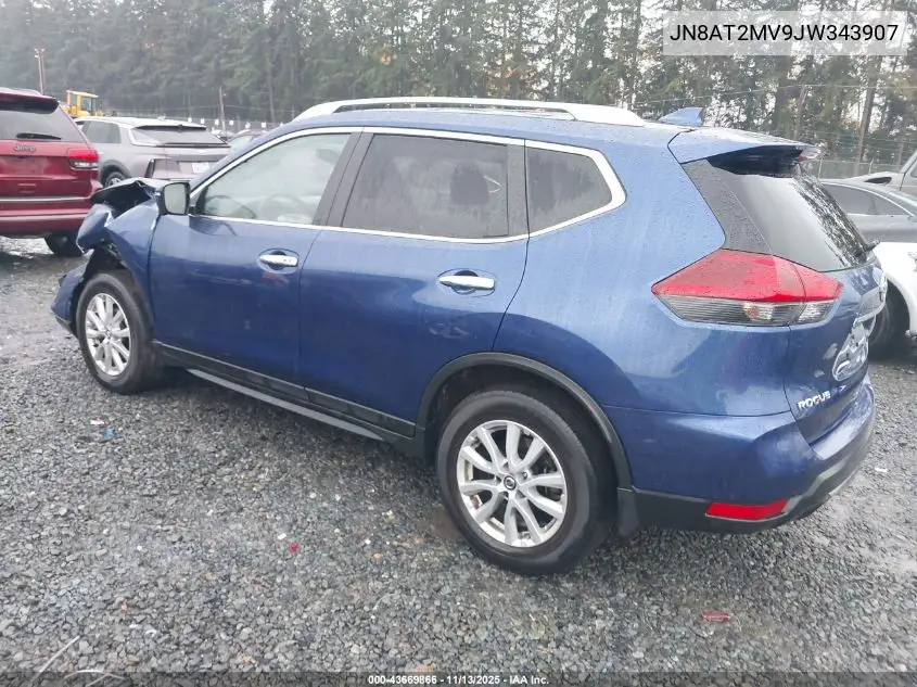 JN8AT2MV9JW343907 2018 Nissan Rogue Sv