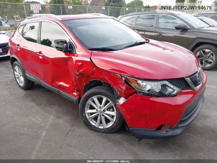 JN1BJ1CP2JW194679 2018 Nissan Rogue Sport Sv
