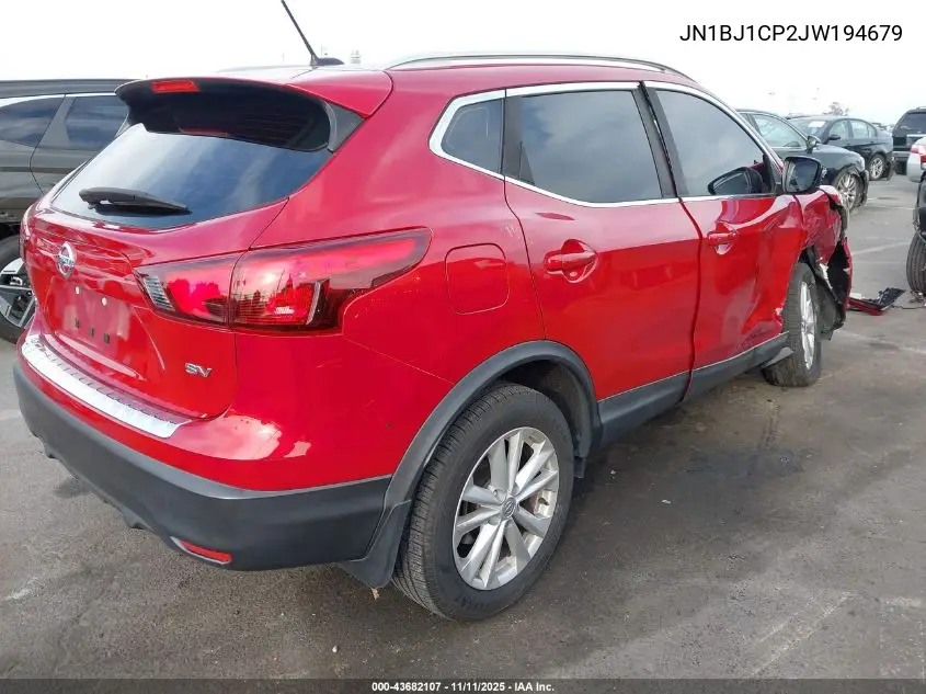 JN1BJ1CP2JW194679 2018 Nissan Rogue Sport Sv
