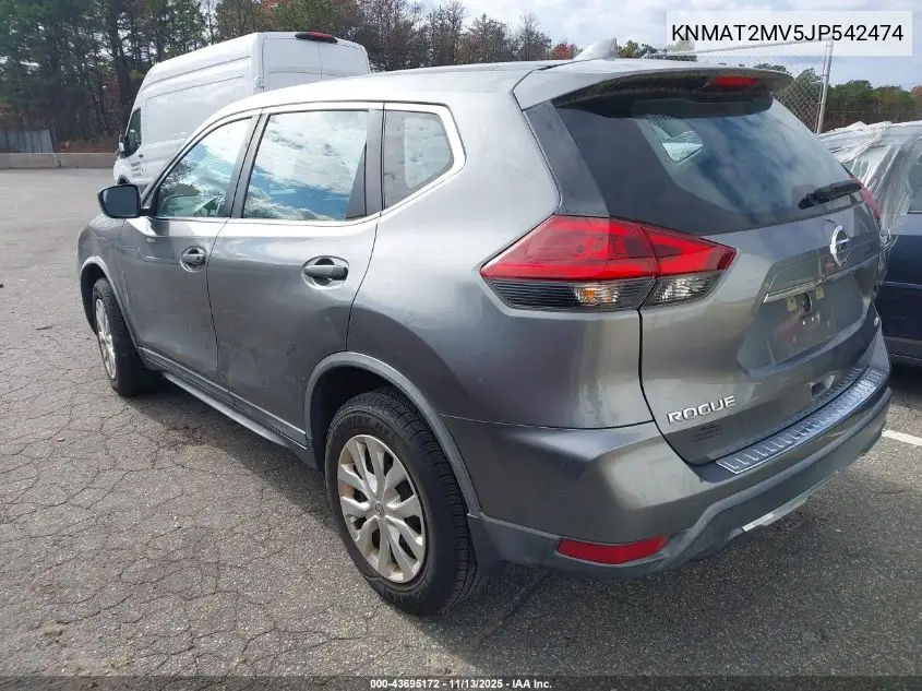 KNMAT2MV5JP542474 2018 Nissan Rogue S