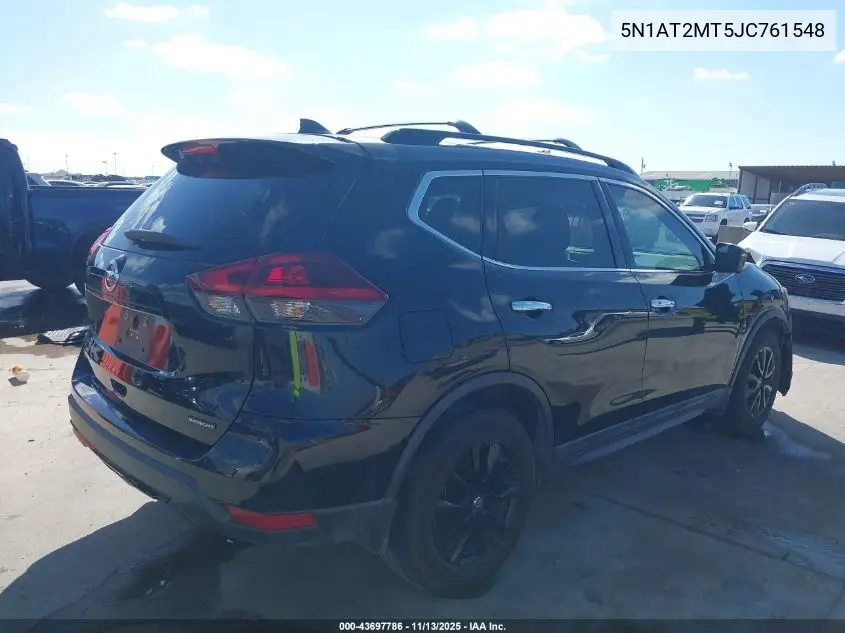 5N1AT2MT5JC761548 2018 Nissan Rogue Sv