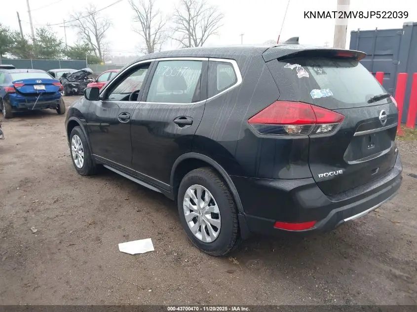 KNMAT2MV8JP522039 2018 Nissan Rogue S