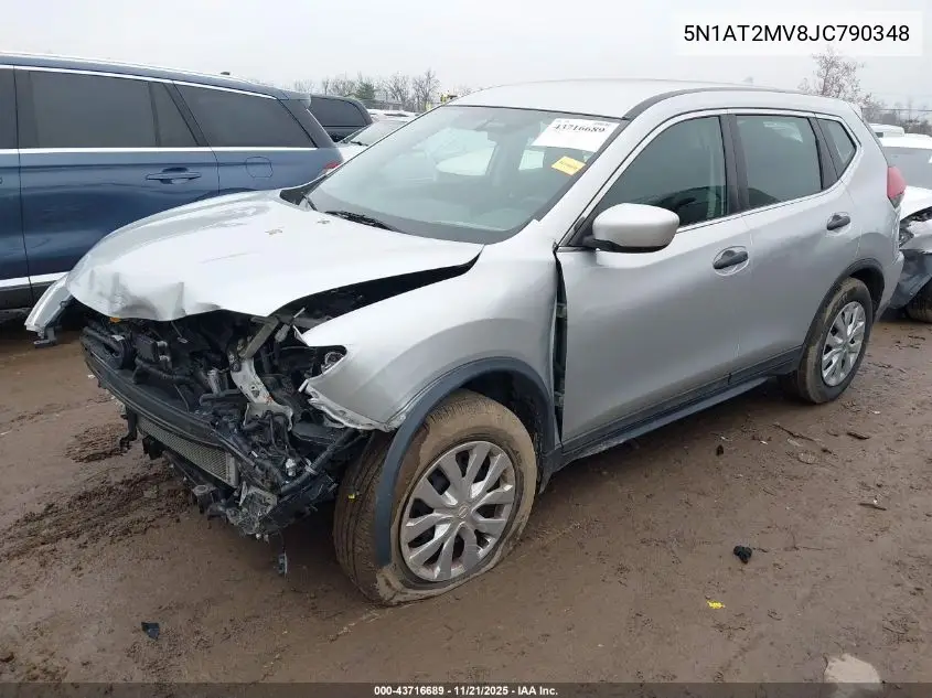 5N1AT2MV8JC790348 2018 Nissan Rogue S