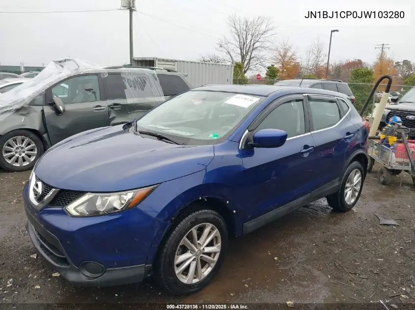 JN1BJ1CP0JW103280 2018 Nissan Rogue Sport S