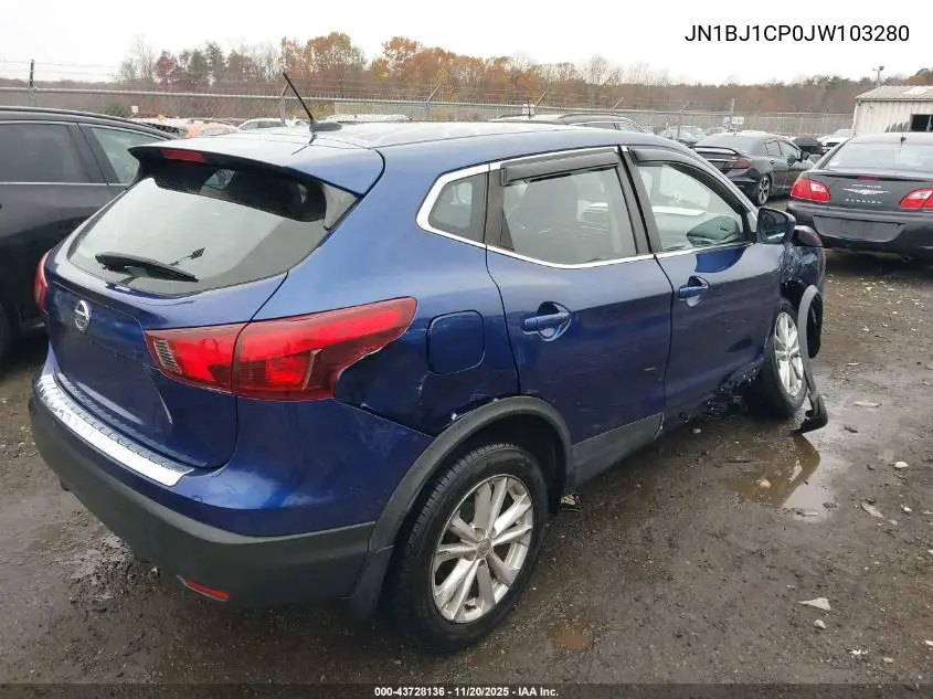 JN1BJ1CP0JW103280 2018 Nissan Rogue Sport S