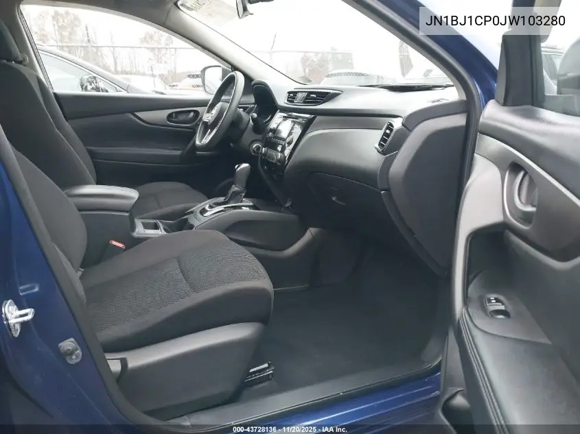 JN1BJ1CP0JW103280 2018 Nissan Rogue Sport S