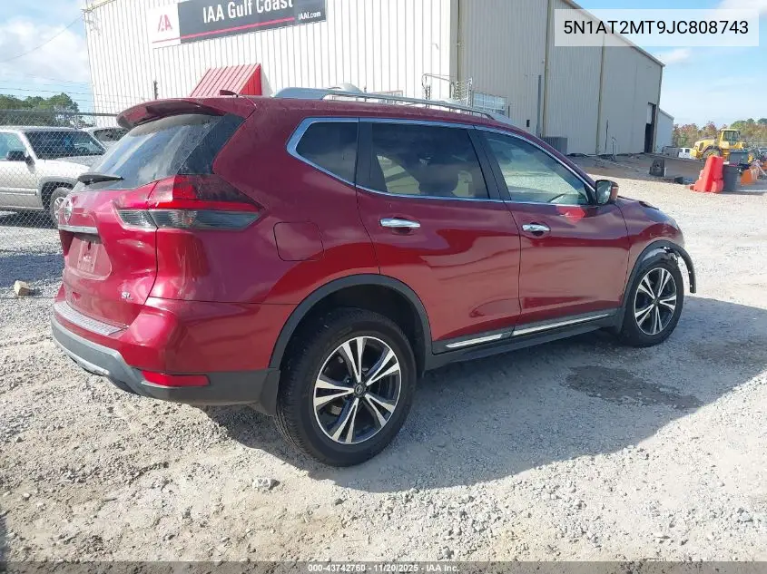 5N1AT2MT9JC808743 2018 Nissan Rogue Sl