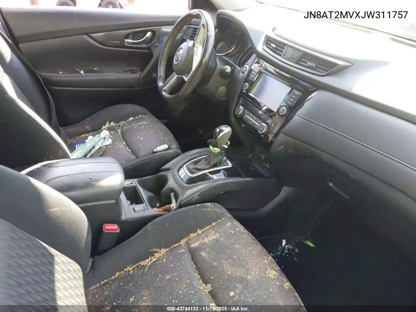 JN8AT2MVXJW311757 2018 Nissan Rogue Sv
