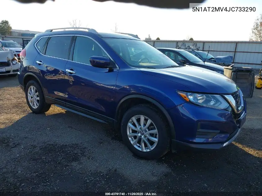 5N1AT2MV4JC733290 2018 Nissan Rogue Sv