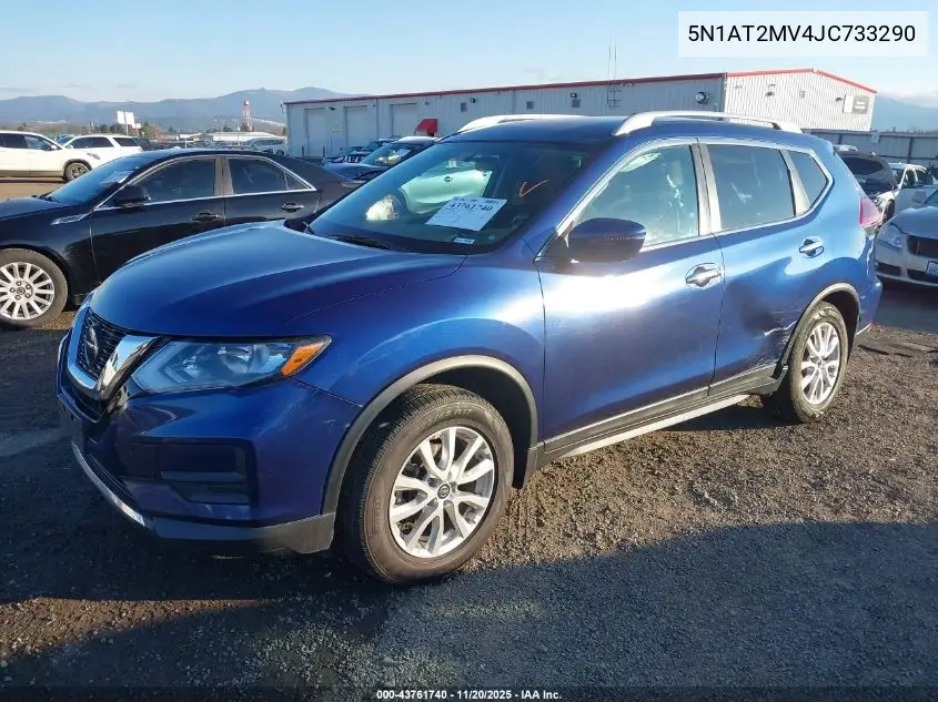 5N1AT2MV4JC733290 2018 Nissan Rogue Sv