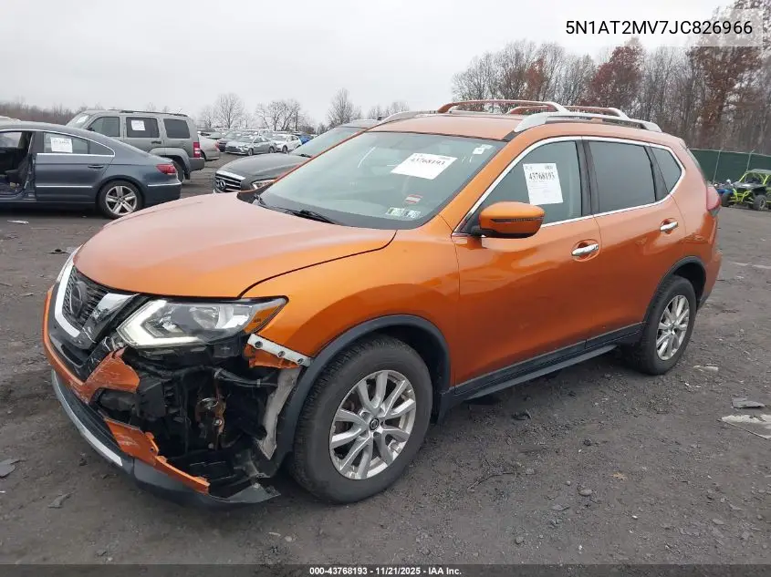5N1AT2MV7JC826966 2018 Nissan Rogue Sv