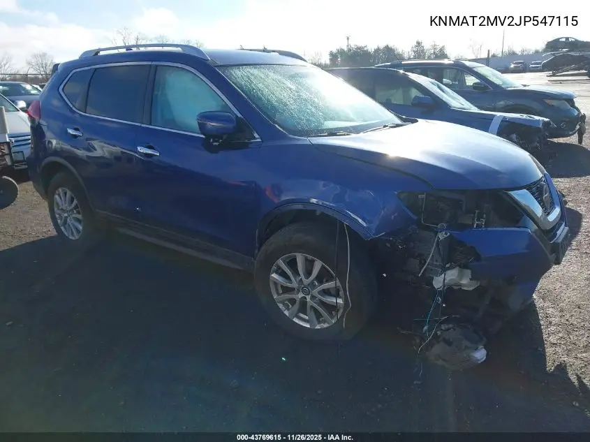KNMAT2MV2JP547115 2018 Nissan Rogue Sv