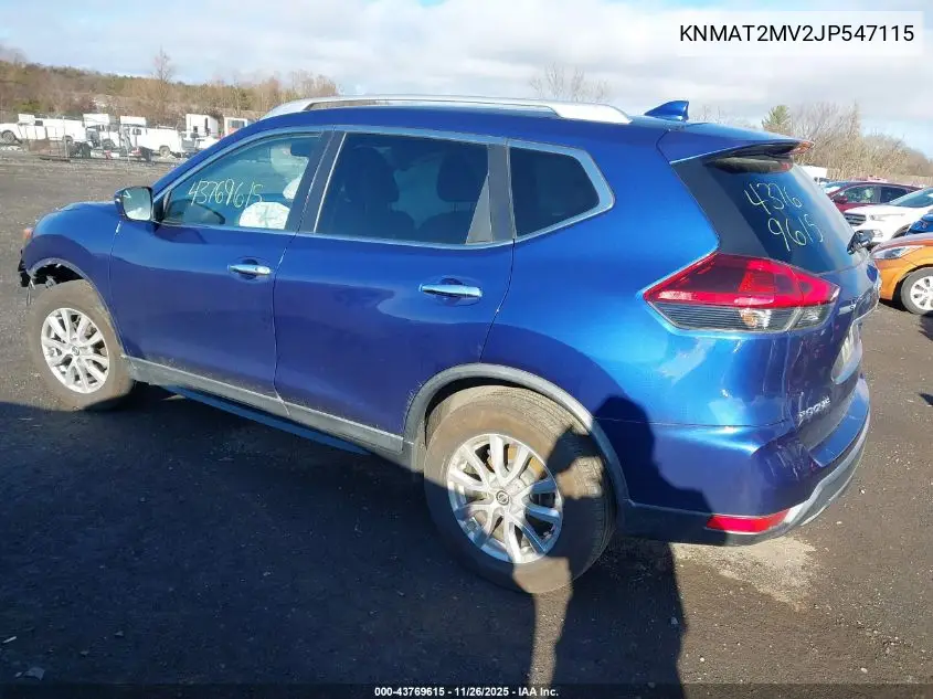 KNMAT2MV2JP547115 2018 Nissan Rogue Sv