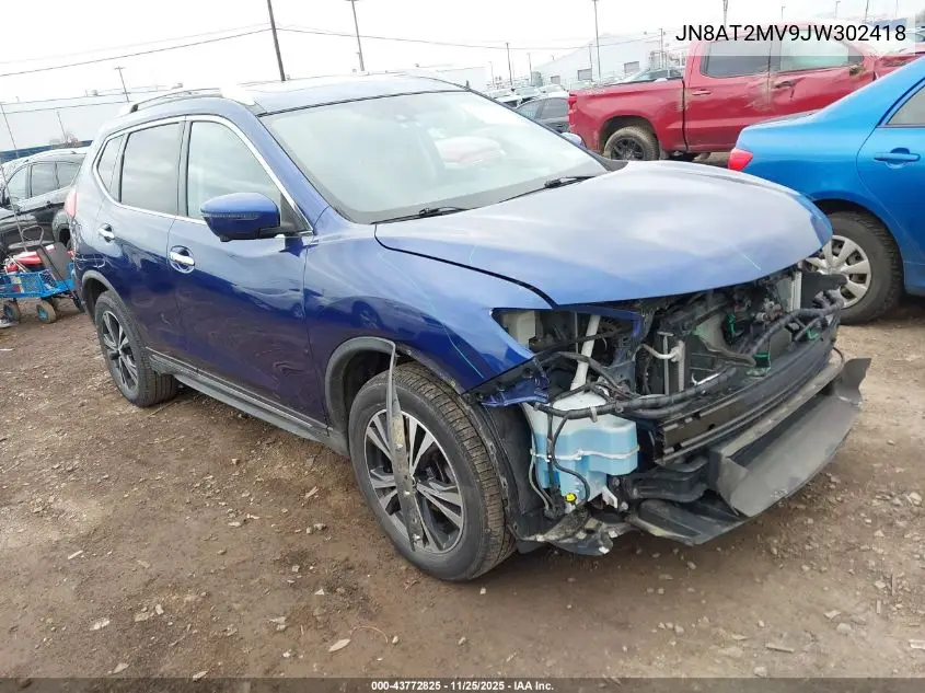 JN8AT2MV9JW302418 2018 Nissan Rogue Sl