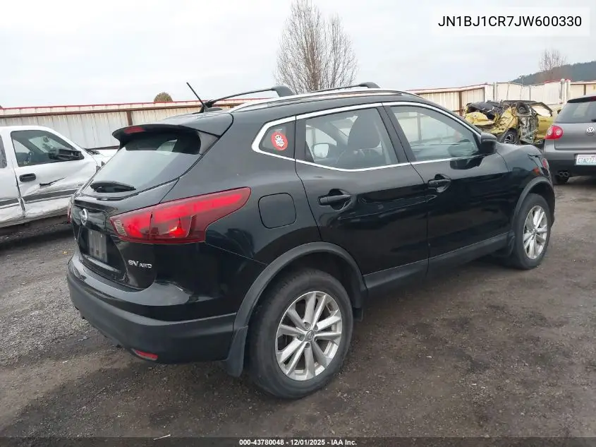JN1BJ1CR7JW600330 2018 Nissan Rogue Sport Sv