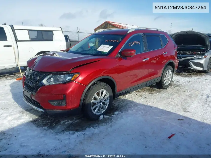5N1AT2MV3JC847264 2018 Nissan Rogue Sv