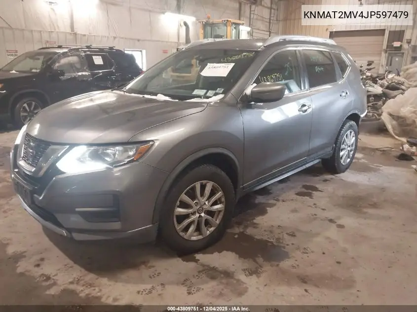 KNMAT2MV4JP597479 2018 Nissan Rogue Sv