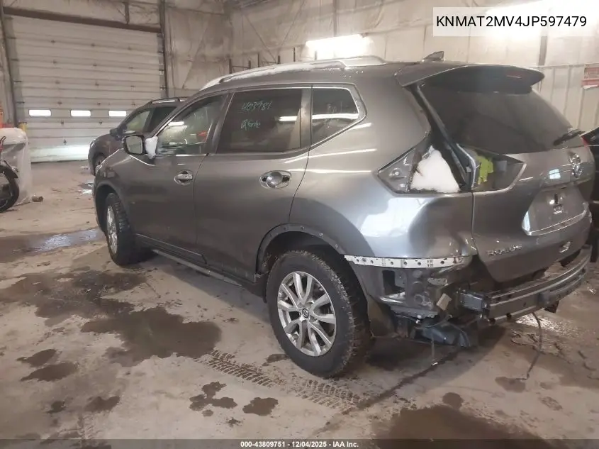 KNMAT2MV4JP597479 2018 Nissan Rogue Sv