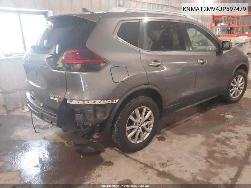 KNMAT2MV4JP597479 2018 Nissan Rogue Sv