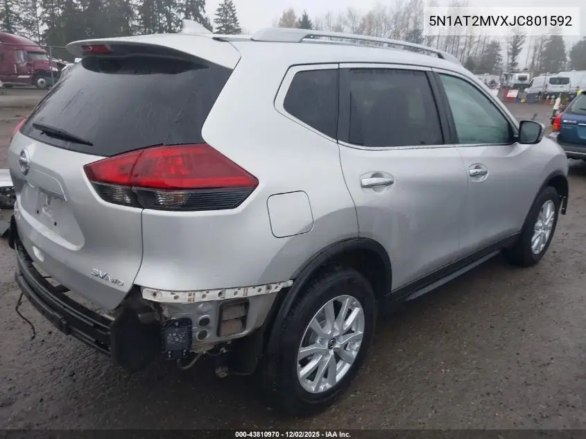 5N1AT2MVXJC801592 2018 Nissan Rogue Sv