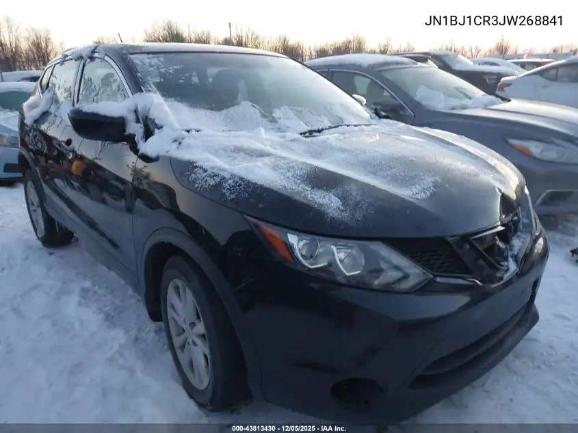 JN1BJ1CR3JW268841 2018 Nissan Rogue Sport S