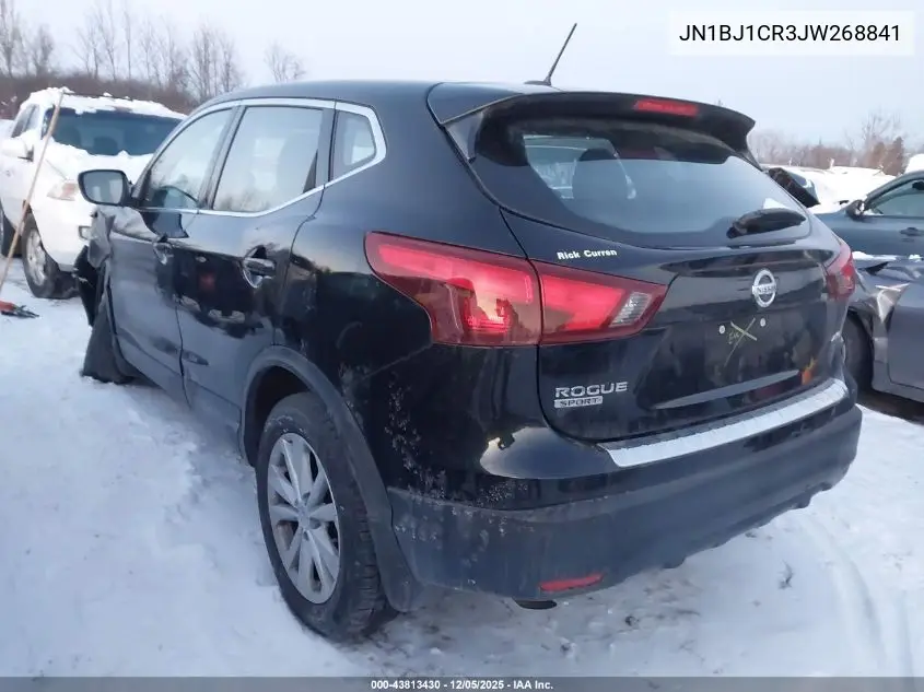 JN1BJ1CR3JW268841 2018 Nissan Rogue Sport S