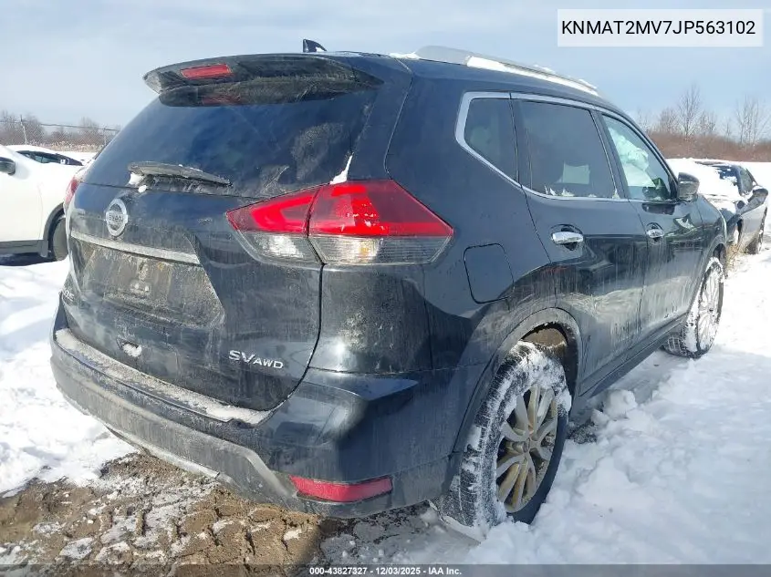 KNMAT2MV7JP563102 2018 Nissan Rogue Sv