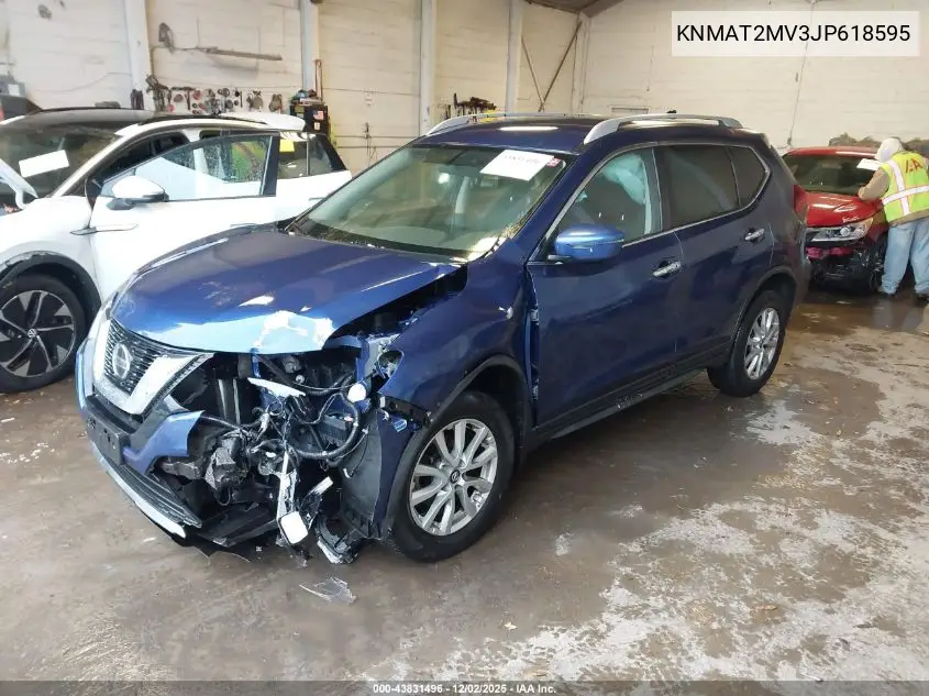 KNMAT2MV3JP618595 2018 Nissan Rogue Sv