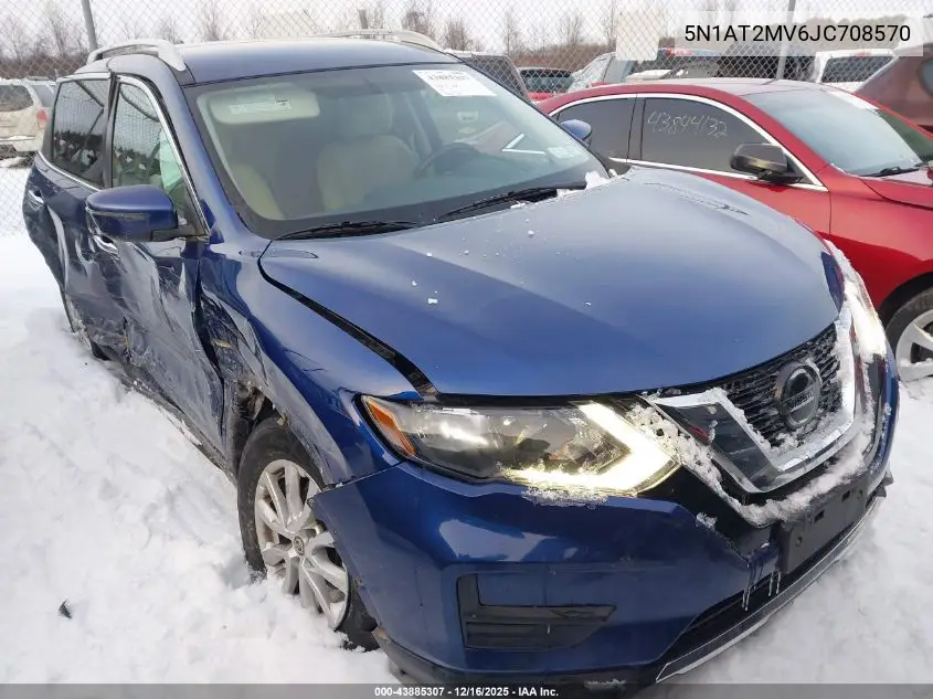 5N1AT2MV6JC708570 2018 Nissan Rogue Sv