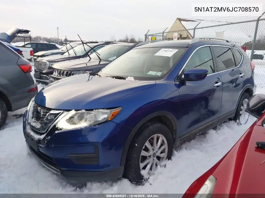 5N1AT2MV6JC708570 2018 Nissan Rogue Sv