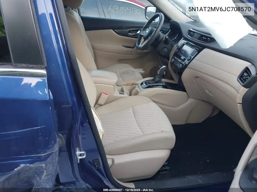 5N1AT2MV6JC708570 2018 Nissan Rogue Sv