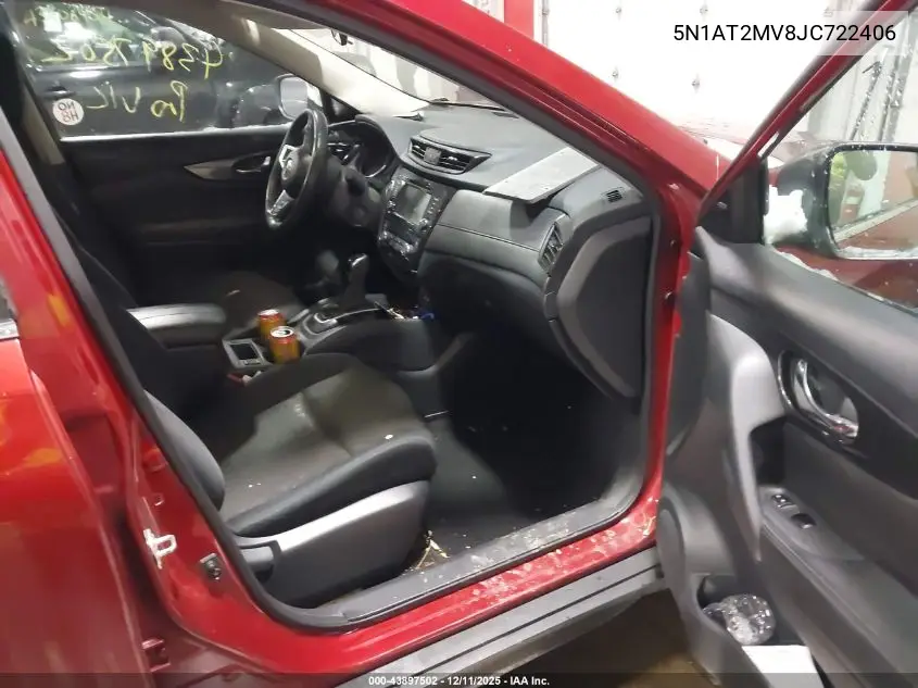 5N1AT2MV8JC722406 2018 Nissan Rogue Sv
