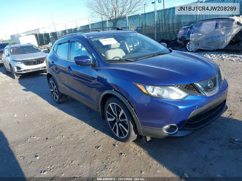 JN1BJ1CR4JW208289 2018 Nissan Rogue Sport Sl