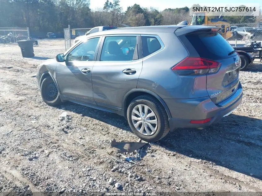 5N1AT2MT5JC757614 2018 Nissan Rogue S