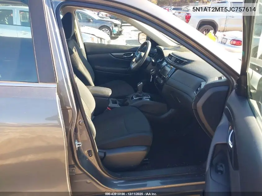 5N1AT2MT5JC757614 2018 Nissan Rogue S