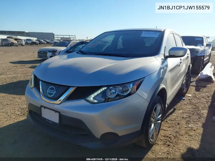 JN1BJ1CP1JW155579 2018 Nissan Rogue Sport S