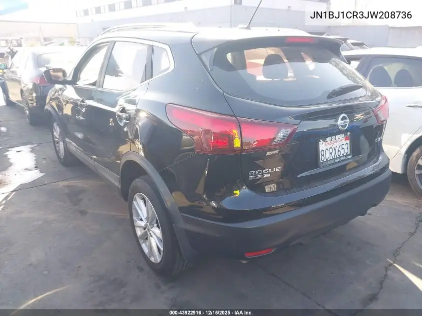 JN1BJ1CR3JW208736 2018 Nissan Rogue Sport Sv
