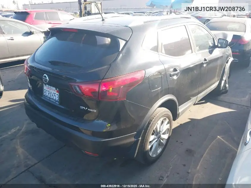JN1BJ1CR3JW208736 2018 Nissan Rogue Sport Sv