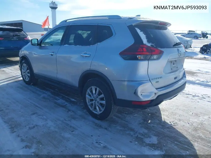 KNMAT2MV6JP593093 2018 Nissan Rogue Sv