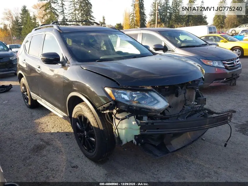 5N1AT2MV1JC775240 2018 Nissan Rogue Sv