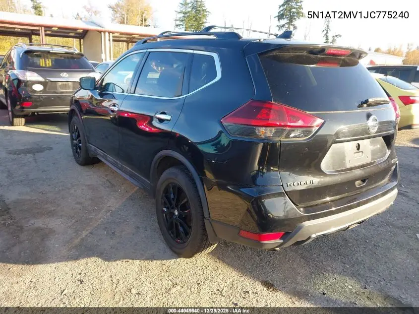 5N1AT2MV1JC775240 2018 Nissan Rogue Sv