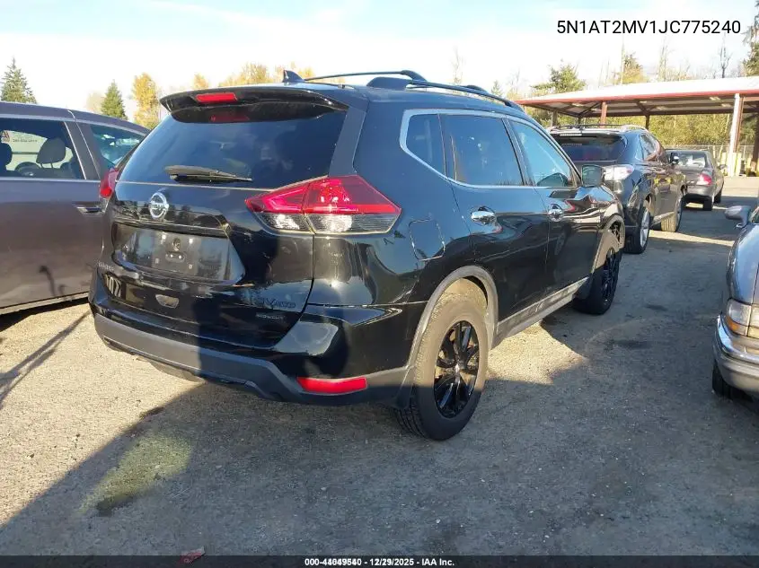 5N1AT2MV1JC775240 2018 Nissan Rogue Sv