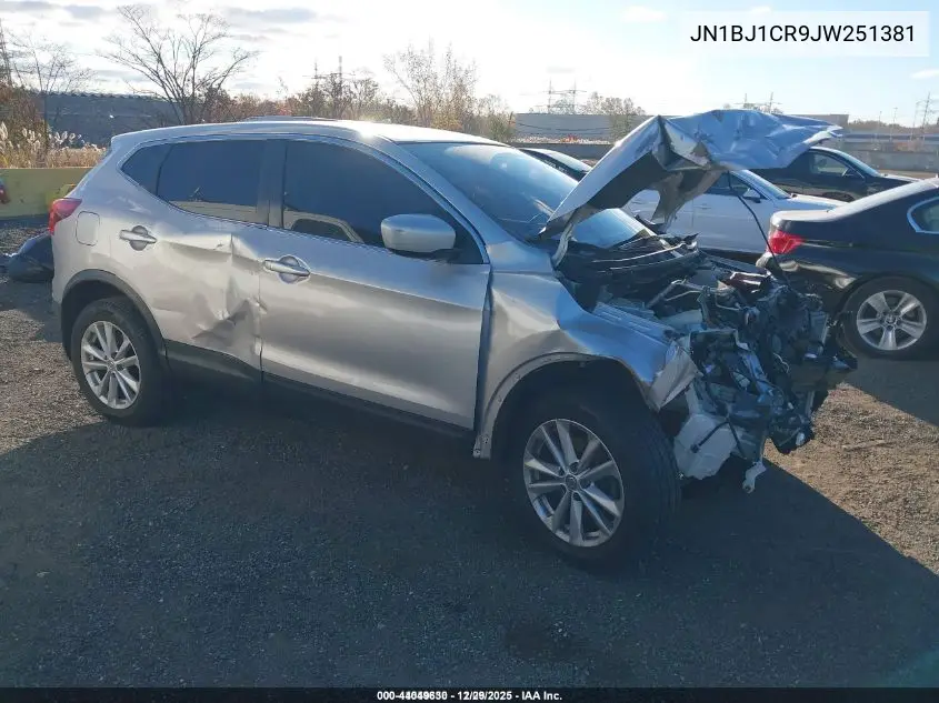 JN1BJ1CR9JW251381 2018 Nissan Rogue Sport S