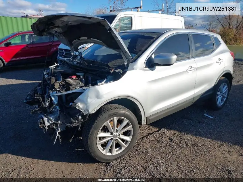 JN1BJ1CR9JW251381 2018 Nissan Rogue Sport S