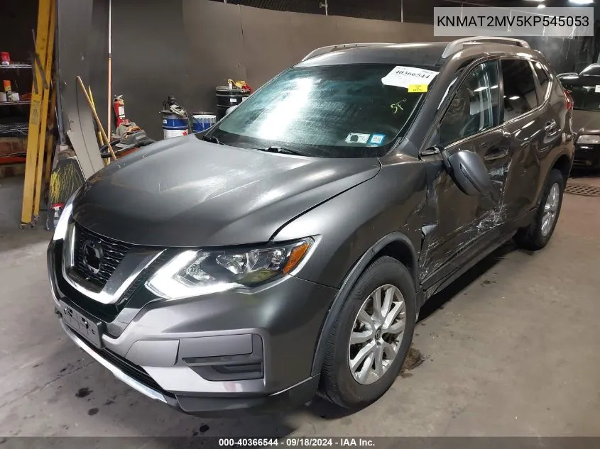 2019 Nissan Rogue Sv VIN: KNMAT2MV5KP545053 Lot: 40366544